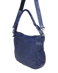 dunkelblaue Shopper Tasche aus Leder von FREDsBRUDER