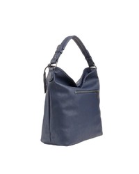 dunkelblaue Shopper Tasche aus Leder von Fritzi aus Preußen