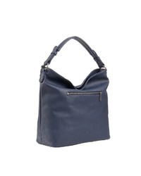 dunkelblaue Shopper Tasche aus Leder von Fritzi aus Preußen