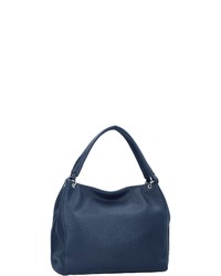 dunkelblaue Shopper Tasche aus Leder von Gabor