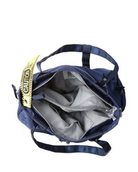dunkelblaue Shopper Tasche aus Leder von George Gina & Lucy