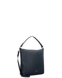 dunkelblaue Shopper Tasche aus Leder von Joop!