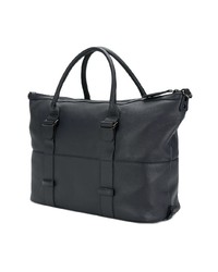 dunkelblaue Shopper Tasche aus Leder von Zanellato