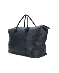 dunkelblaue Shopper Tasche aus Leder von Zanellato