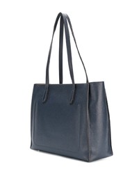 dunkelblaue Shopper Tasche aus Leder von Michael Kors Collection
