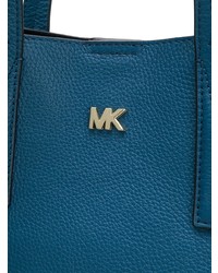 dunkelblaue Shopper Tasche aus Leder von MICHAEL Michael Kors