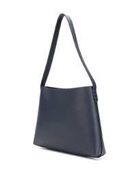 dunkelblaue Shopper Tasche aus Leder von Mansur Gavriel