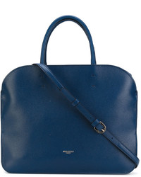 dunkelblaue Shopper Tasche aus Leder von Nina Ricci