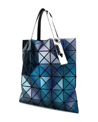 dunkelblaue Shopper Tasche aus Leder von Bao Bao Issey Miyake