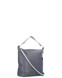 dunkelblaue Shopper Tasche aus Leder von Sansibar