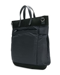 dunkelblaue Shopper Tasche aus Leder von Mismo