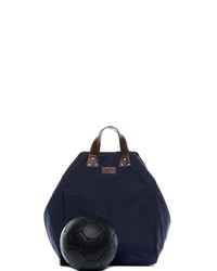 dunkelblaue Shopper Tasche aus Leder von SID & VAIN