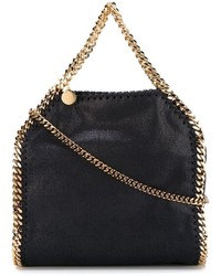 dunkelblaue Shopper Tasche aus Leder von Stella McCartney