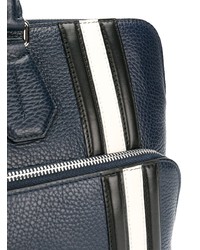 dunkelblaue Shopper Tasche aus Leder von Bally