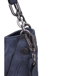 dunkelblaue Shopper Tasche aus Leder von SURI FREY