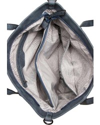 dunkelblaue Shopper Tasche aus Leder von SURI FREY