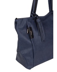 dunkelblaue Shopper Tasche aus Leder von SURI FREY