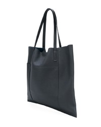 dunkelblaue Shopper Tasche aus Leder von Ally Capellino