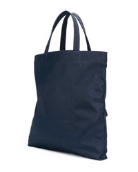 dunkelblaue Shopper Tasche aus Segeltuch von Anya Hindmarch