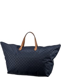 dunkelblaue Shopper Tasche aus Segeltuch von Joop!