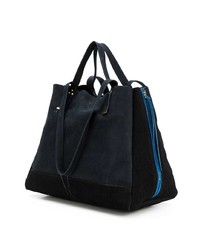 dunkelblaue Shopper Tasche aus Segeltuch von Jerome Dreyfuss
