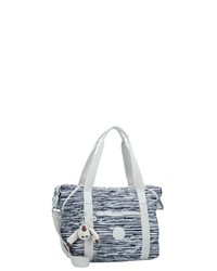 dunkelblaue Shopper Tasche aus Segeltuch von Kipling