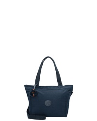 dunkelblaue Shopper Tasche aus Segeltuch von Kipling