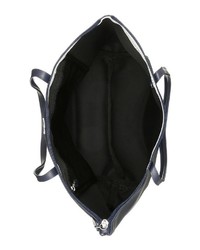 dunkelblaue Shopper Tasche aus Segeltuch von Lacoste