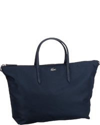 dunkelblaue Shopper Tasche aus Segeltuch von Lacoste