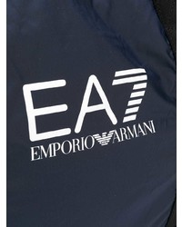 dunkelblaue Shopper Tasche aus Segeltuch von Ea7 Emporio Armani