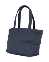 dunkelblaue Shopper Tasche aus Segeltuch von Anya Hindmarch