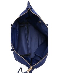 dunkelblaue Shopper Tasche aus Segeltuch von Rebecca Minkoff
