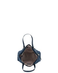 dunkelblaue Shopper Tasche aus Segeltuch von Samsonite