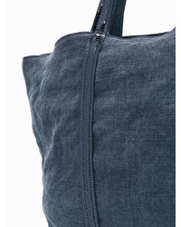 dunkelblaue Shopper Tasche aus Segeltuch von Vanessa Bruno