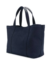 dunkelblaue Shopper Tasche aus Segeltuch von Tila March