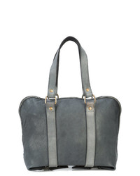 dunkelblaue Shopper Tasche aus Wildleder von Guidi