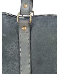 dunkelblaue Shopper Tasche aus Wildleder von Guidi
