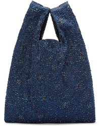 dunkelblaue Shopper Tasche von Ashish