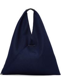 dunkelblaue Shopper Tasche von MM6 MAISON MARGIELA