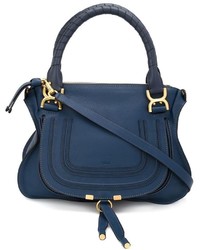 dunkelblaue Shopper Tasche von Chloé