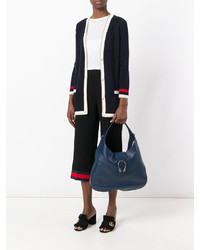dunkelblaue Shopper Tasche von Gucci