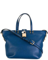 dunkelblaue Shopper Tasche von Dolce & Gabbana