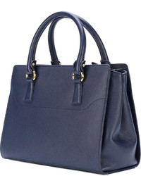 dunkelblaue Shopper Tasche von Salvatore Ferragamo