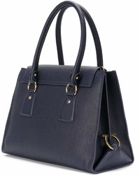 dunkelblaue Shopper Tasche von Salvatore Ferragamo