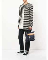 dunkelblaue Shopper Tasche von As2ov