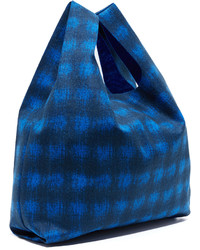 dunkelblaue Shopper Tasche von Maison Margiela