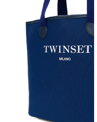 dunkelblaue Shopper Tasche von Twin-Set