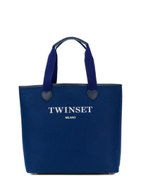 dunkelblaue Shopper Tasche von Twin-Set