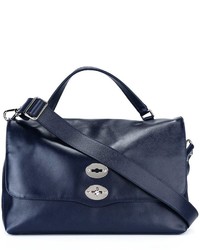 dunkelblaue Shopper Tasche von Zanellato