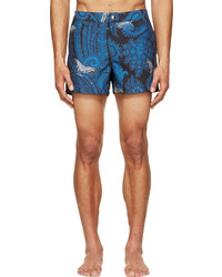 dunkelblaue Shorts mit Paisley-Muster von Givenchy